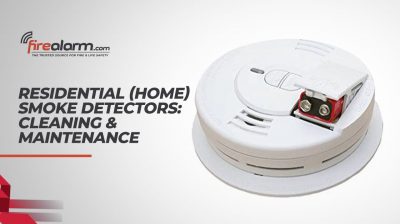 Residential / Home Smoke Detectors: Cleaning & Maintenance