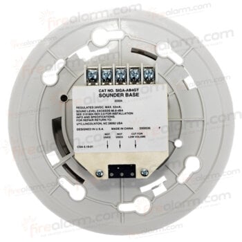 Edwards EST SIGA-AB4GT Sounder Base for CO and Fire Detectors - Image 2