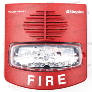 Simplex 4903-9427 Horn-Strobe, Red, "FIRE"