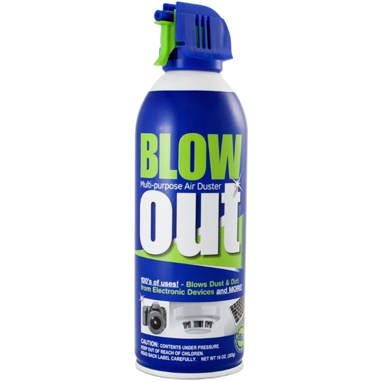 SDi BLOWOUT Multi-Purpose Air Duster, Single Can