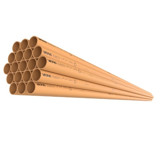 Viking Plastics 1PIPE CPVC Pipe, 1"