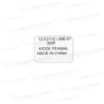 Kidde-Fenwal 12-F27121-000-07-0T Thermal Detector, Vert, 360°F - Image 3