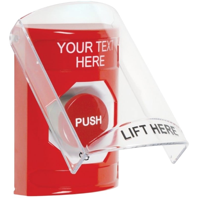 STI SS2021ZA-EN STOPPER Button, Turn-to-Reset, Red