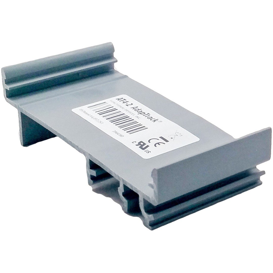 Functional Devices AT4-2 Adaptrack DIN Rail 4 x 2 Inch