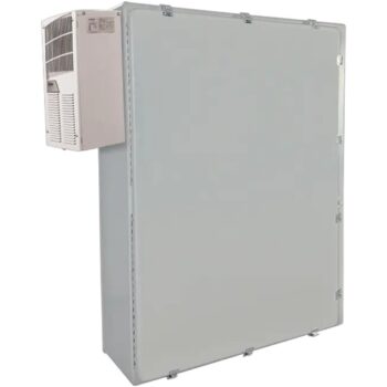 STI EN483612-O2 EnviroArmour Fiberglass Enclosure, Solid Door, AC/Heat
