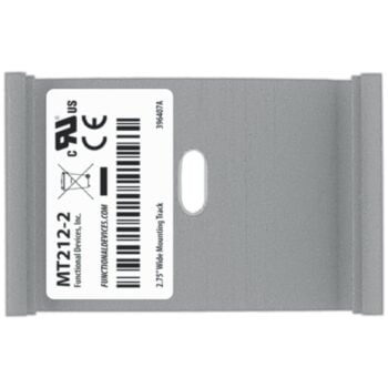 Functional Devices MT212-2 Mounting Track, 2.75 x 2in