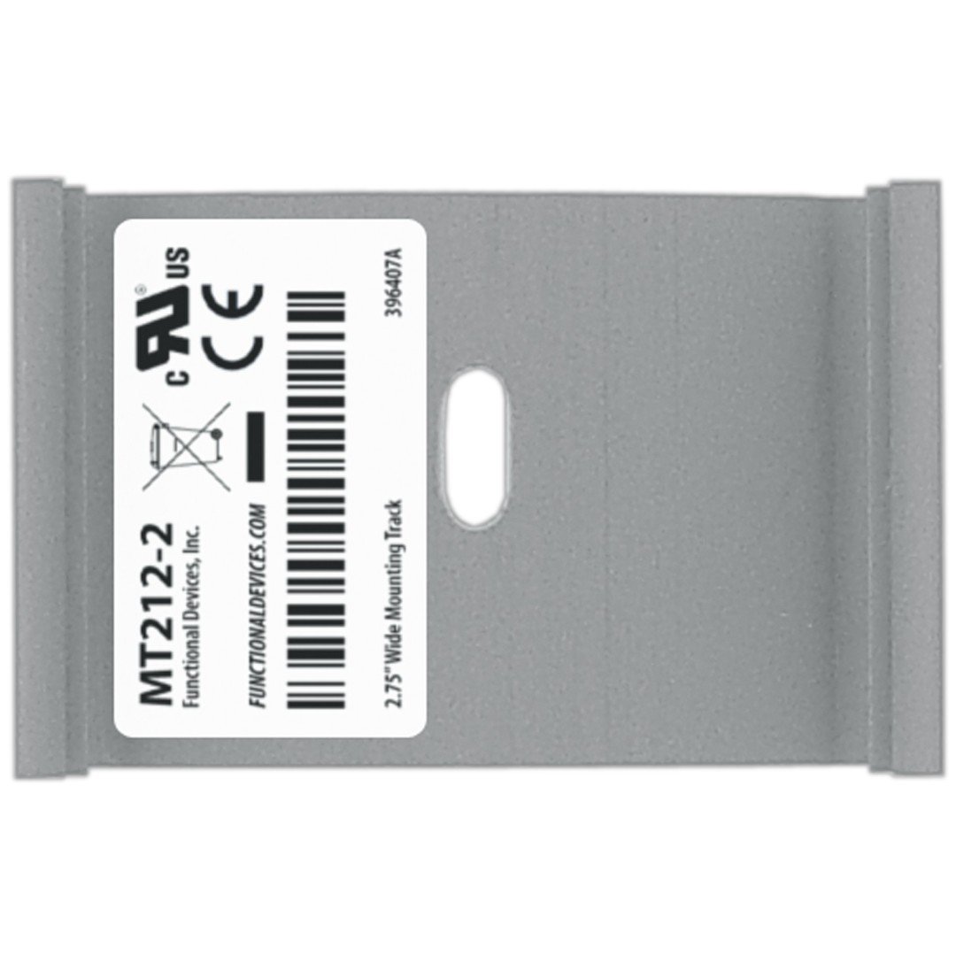 Functional Devices MT212-2 Mounting Track, 2.75 x 2in