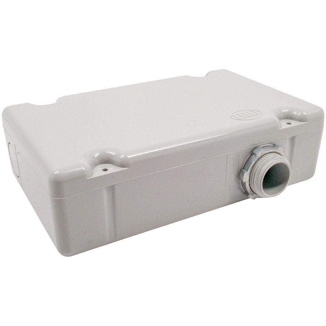 Functional Devices PE6020-GY Plastic NEMA1, Grey Lid, 2.75in