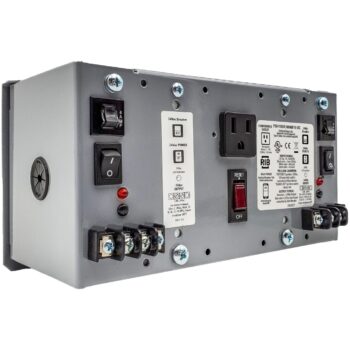 Functional Devices PSH100A100AB10-DC Enclosed Power Supply Dual 60WDC 100VAAC, 10A Breaker