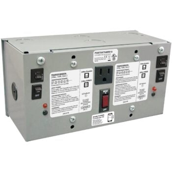 Functional Devices PSH75A75AWB10 Enclosed Power Supply Dual 75VA, 10A, Sec Wires