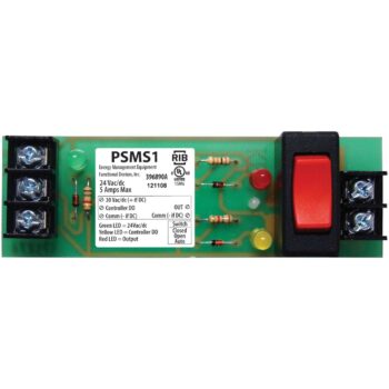 Functional Devices PSMS1 Panel Switch 4in, 24VAC, LED, Override