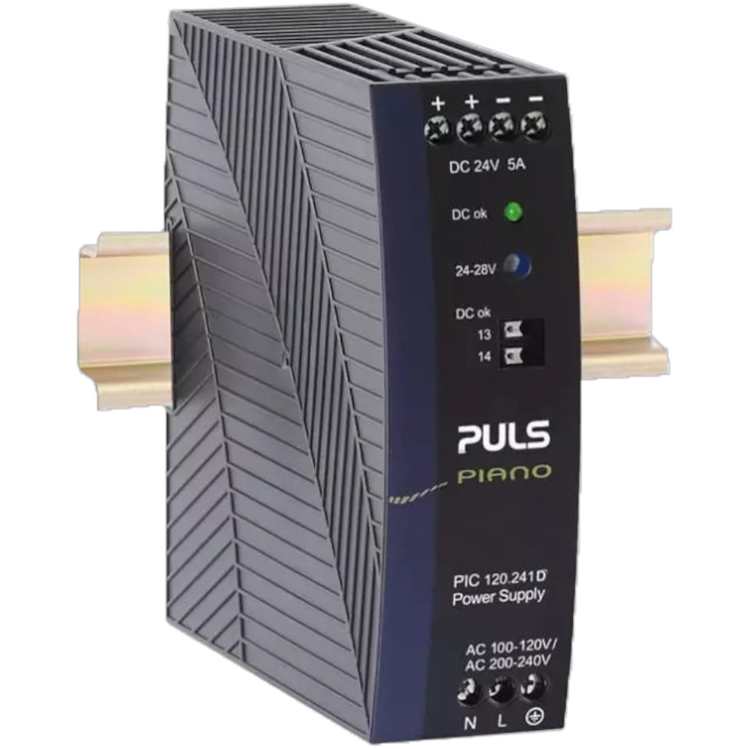Functional Devices PULS-PIC120-241D DC Power Supply DIN Rail, 120W 24VDC, Screw Terminal