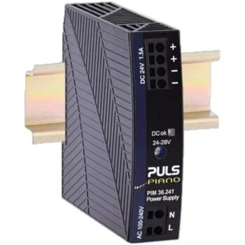 Functional Devices PULS-PIM36-241 DC Power Supply DIN Rail, 36W 24VDC, Push Terminal