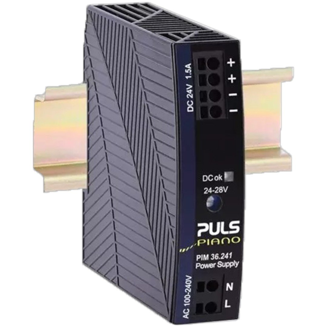 Functional Devices PULS-PIM36-241 DC Power Supply DIN Rail, 36W 24VDC, Push Terminal
