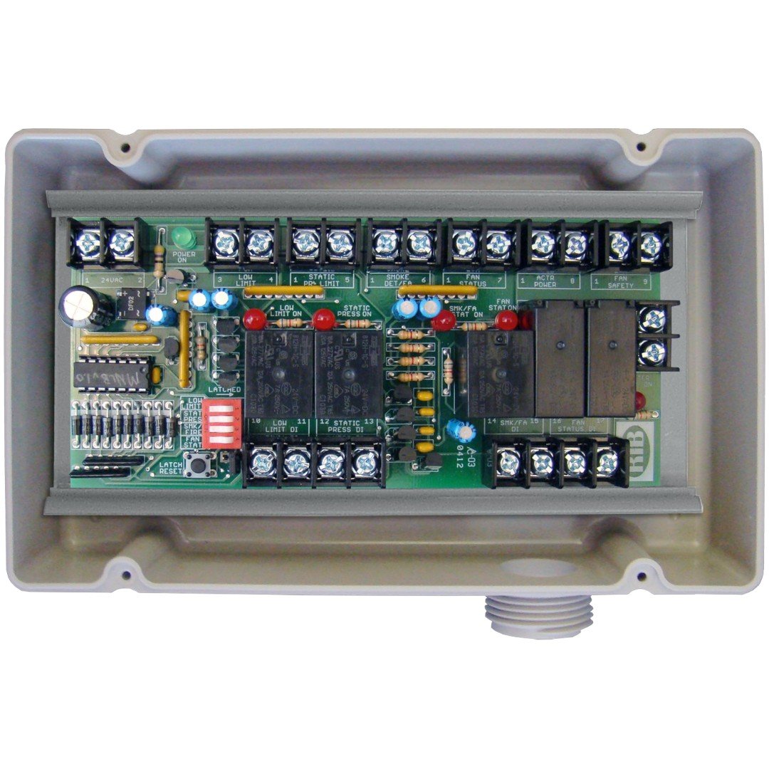 Functional Devices RIBLB AHU Alarm Circuit 24VAC/DC, NEMA1 Housing