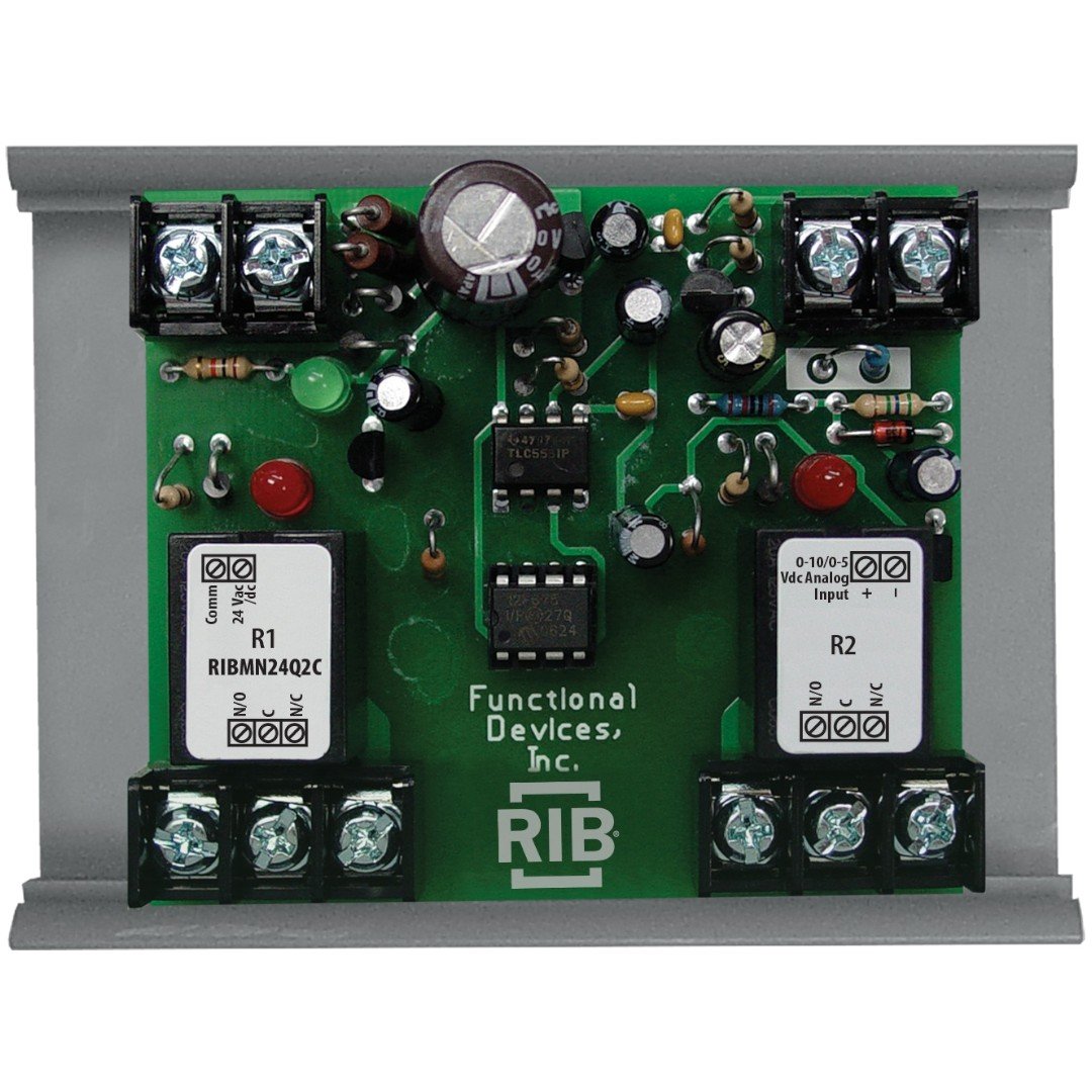 Functional Devices RIBMN24Q2C Panel Expander 2.75in 2 x SPDT, 0-5V, MT212-4