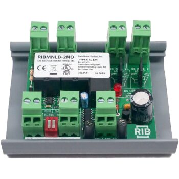 Functional Devices RIBMNLB-2NO AHU Alarm Logic, 2 In N/O, 24V, 2.75in Track
