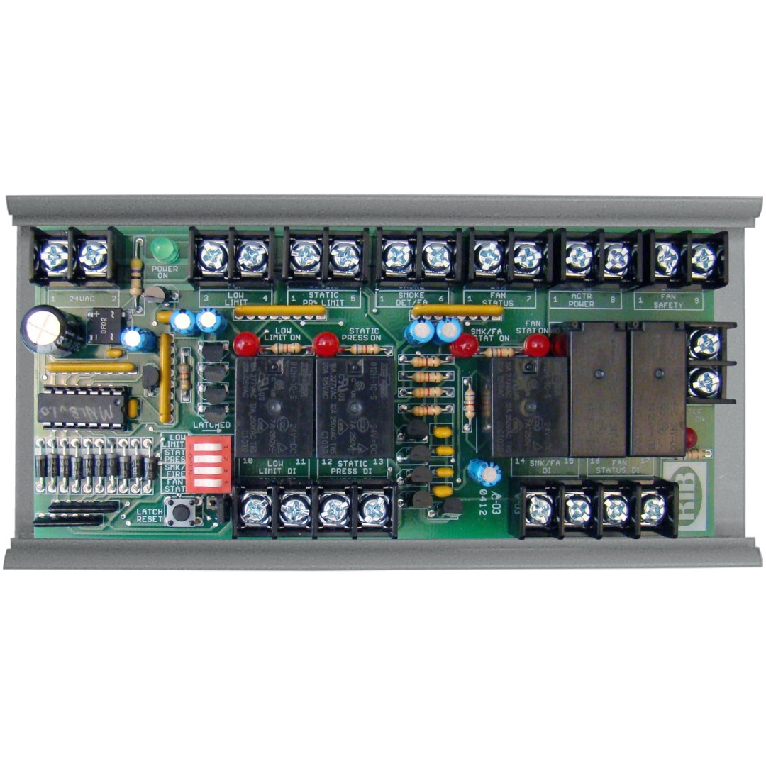 Functional Devices RIBMNLB AHU Alarm Logic, 24VAC/DC, 2.75in Track