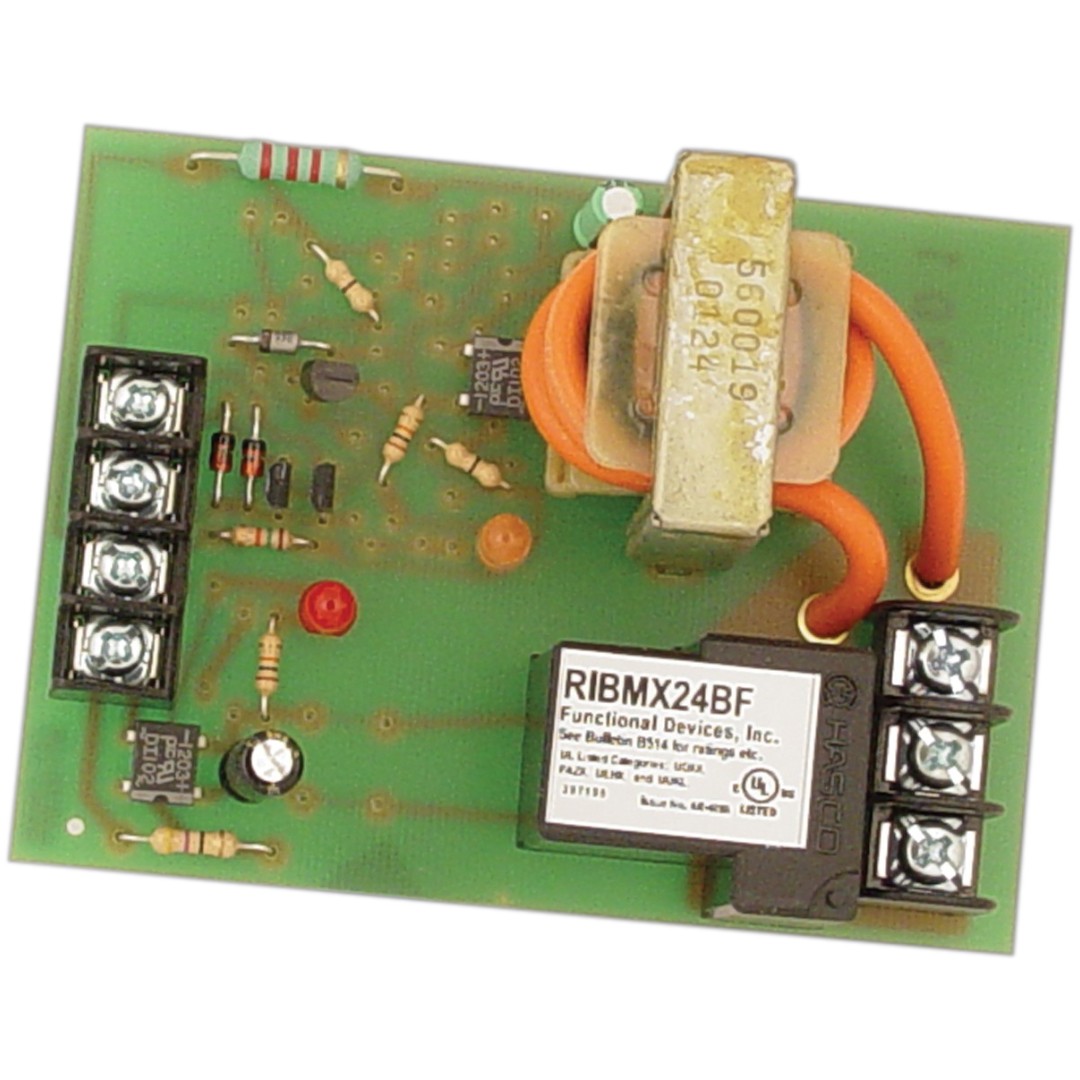 Functional Devices RIBMX24BF Panel Relay 4in 20A SPDT, Fixed AC Sensor