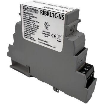 Functional Devices RIBRL1C-NS DIN Relay 10A SPDT 10-30VAC/DC