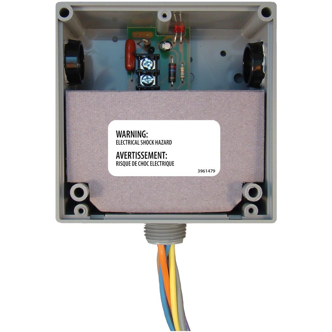Functional Devices RIBT2401D Relay 10A DPDT 24V/120V, Hi-Low Separation