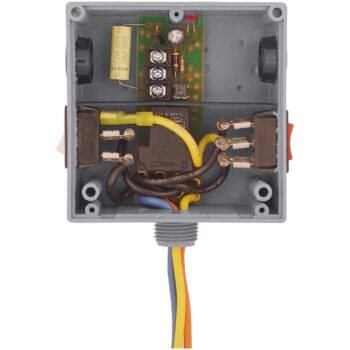 Functional Devices RIBT2401SBC Relay 20A SPDT 24V/120V, Ovrd, Hi-Low Sep