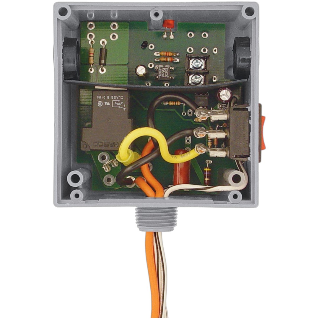Functional Devices RIBTE01SB Relay 20A SPST 120V + 5-30V, Ovrd, Hi-Low