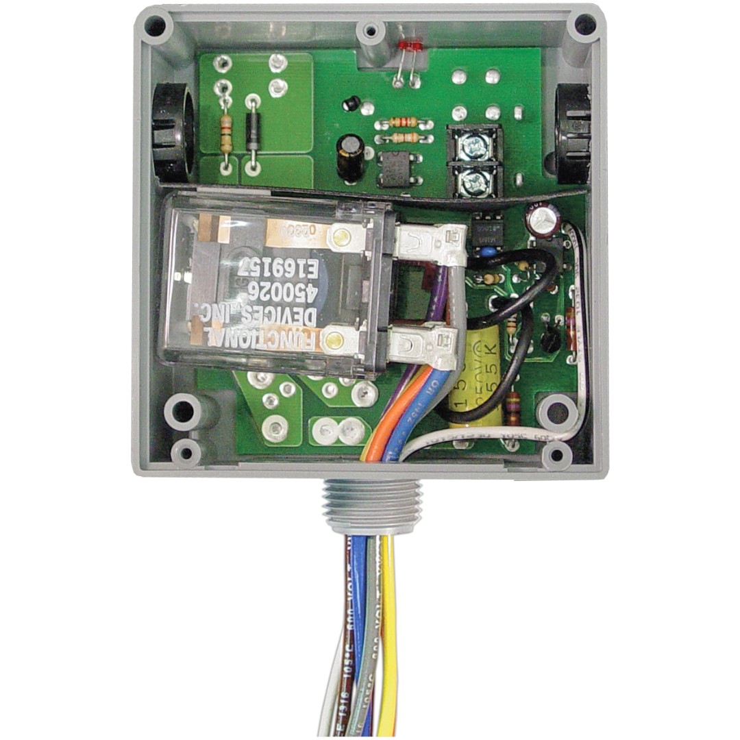 Functional Devices RIBTE02P Relay 20A DPDT 277V + 5-30V, Hi-Low Sep