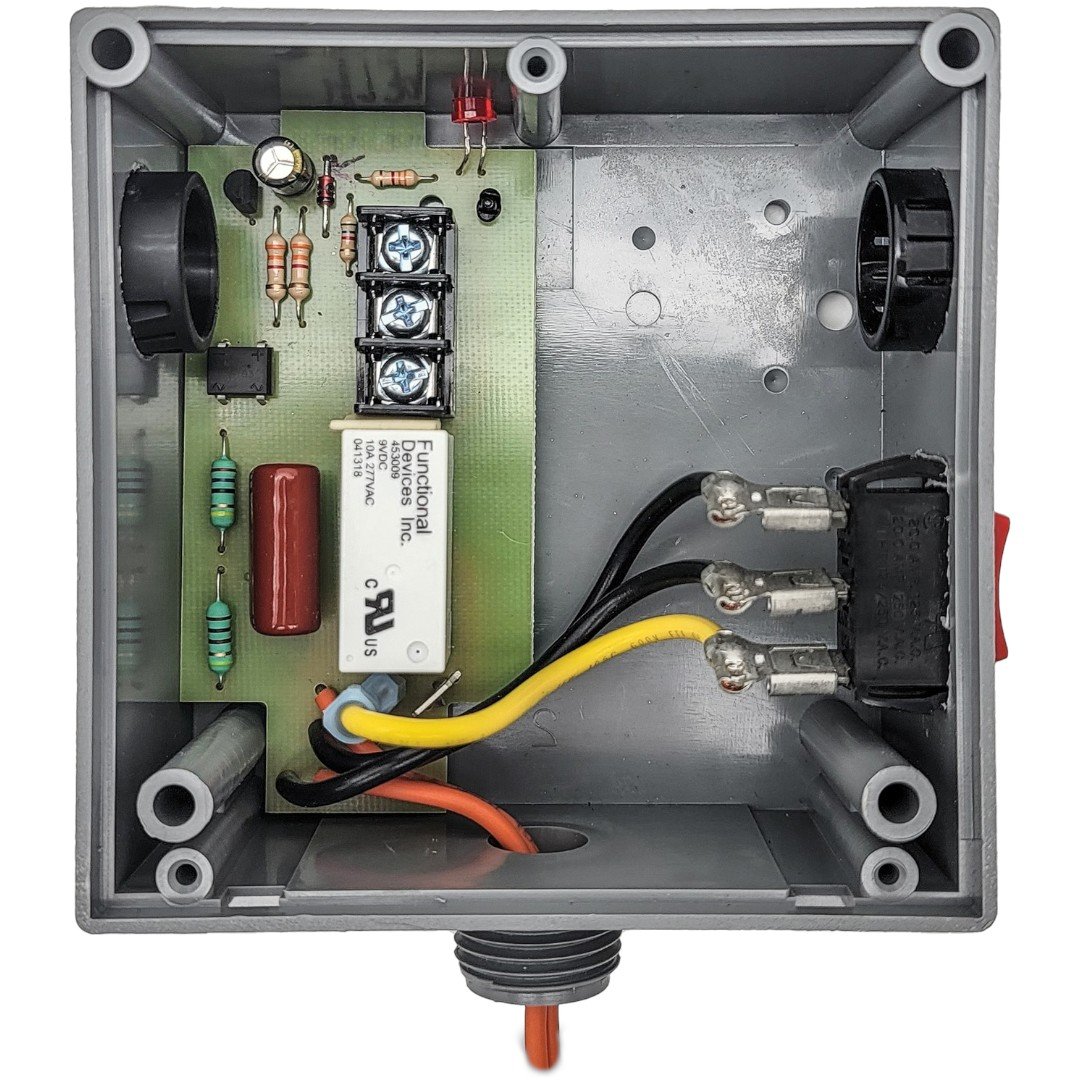 Functional Devices RIBTH1S Relay 10A SPST 10-277V, Ovrd, Hi-Low Sep
