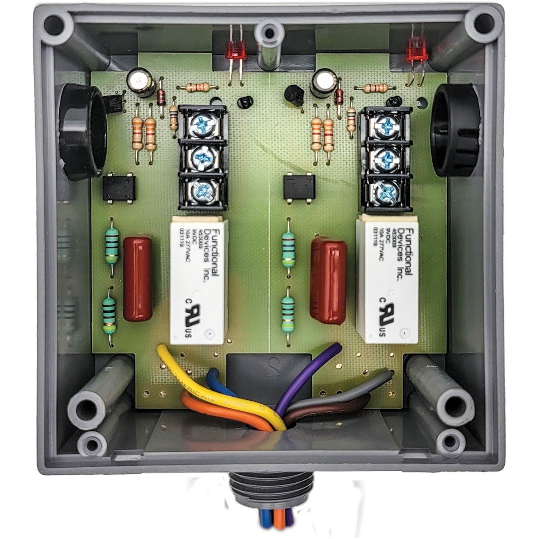 Functional Devices RIBTH2C Relay 10A 2SPDT 10-277V, Hi-Low Separation