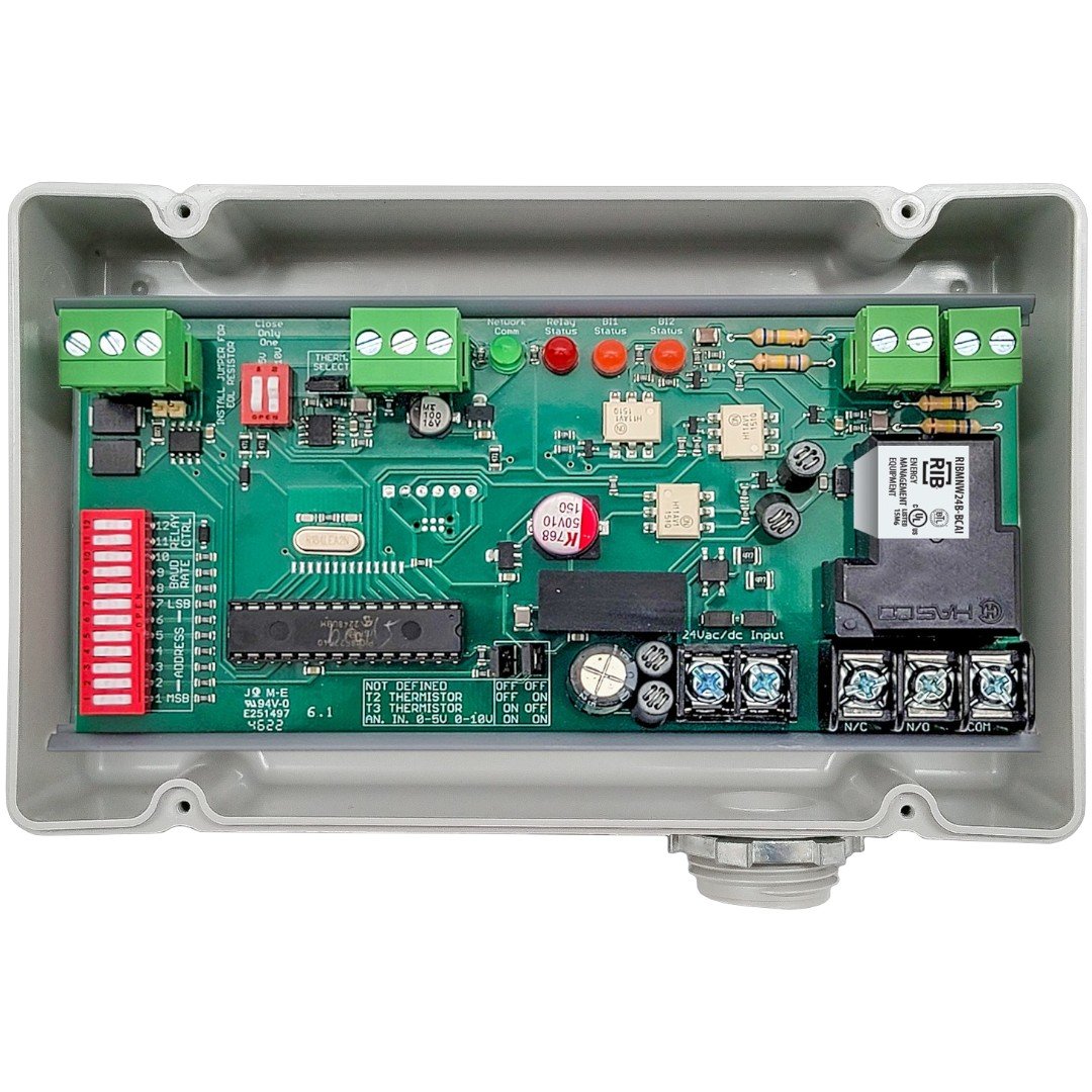 Functional Devices RIBTW24B-BCAI BacNet Relay 20A 24V, Analog In, Hi-Low Sep