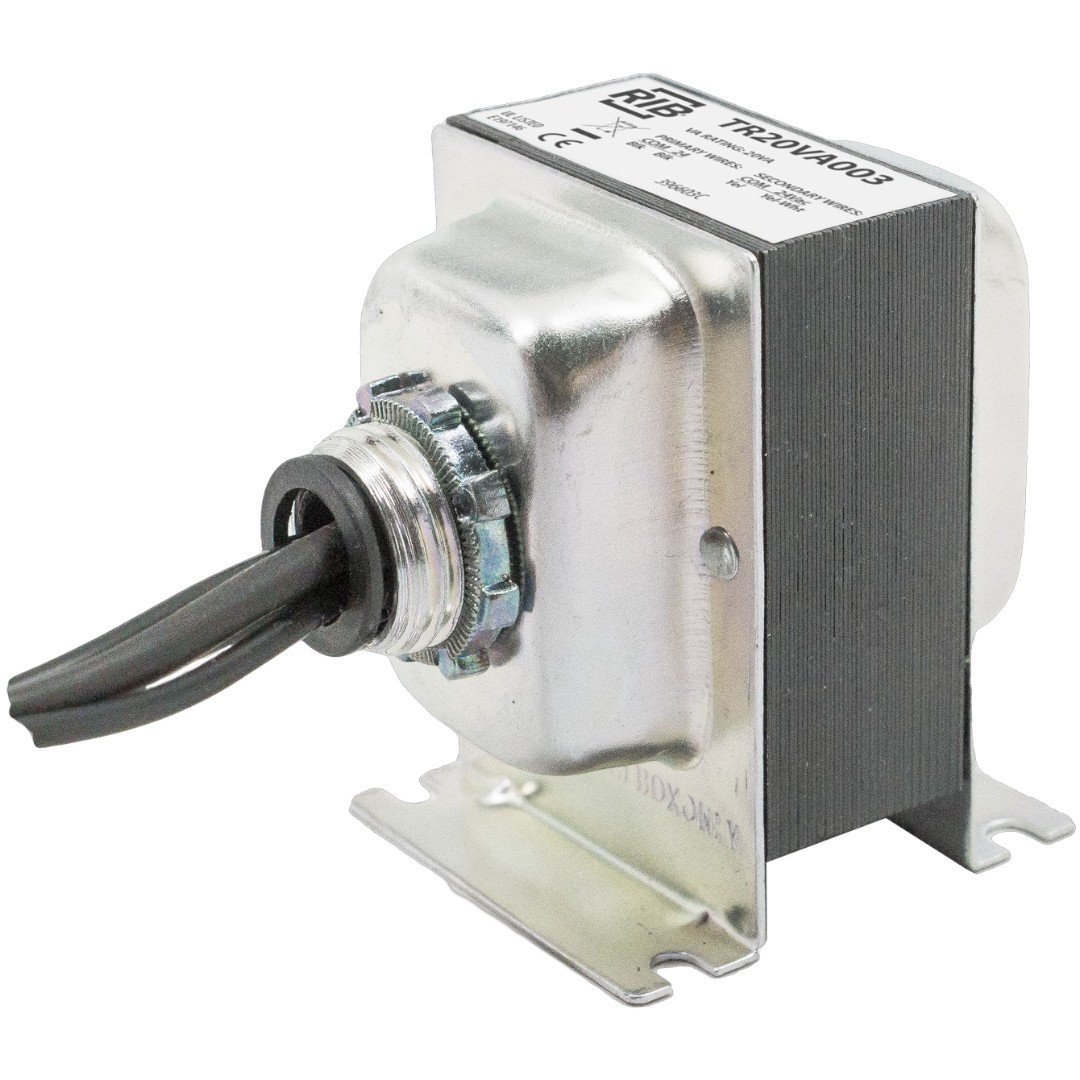 Functional Devices TR20VA003 Transformer 20VA, 24-24V, 1 Hub, UL