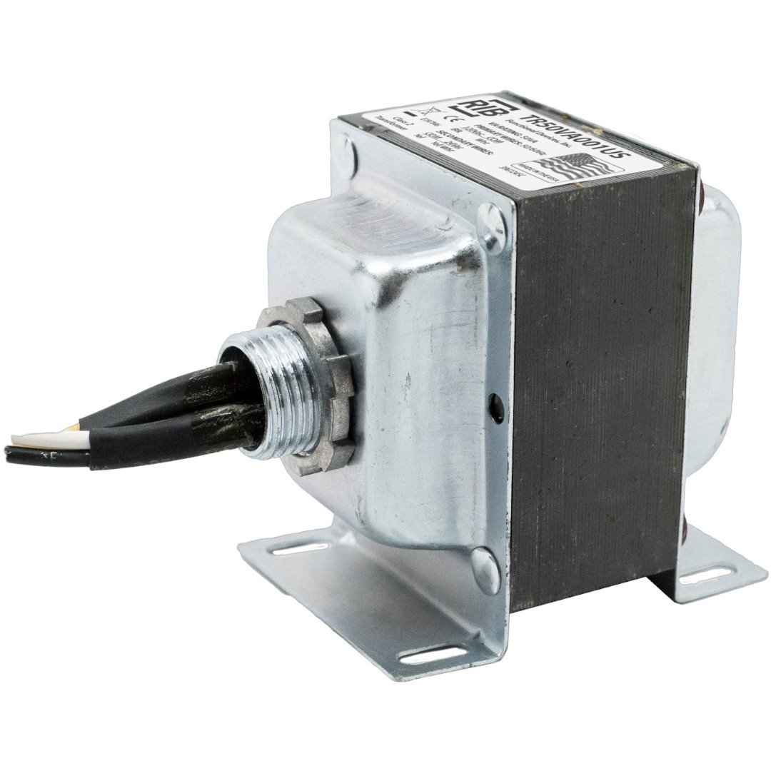 Functional Devices TR50VA001US Transformer 50VA, 120-24V, 1 Hub, Fuse