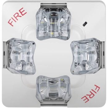 Edwards WGVWF Outdoor Strobe, White, FIRE