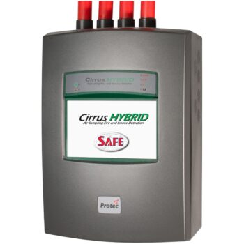 Safe Fire Detection 61986H4S-FMUL4 Cirrus HYBRID Combined Fire and Smoke Aspirating Detector, 4 Zone, Scanning