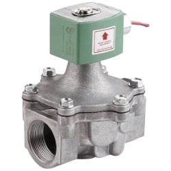 ASCO 8215B050CSA Solenoid Valve, 2-Way N.C., 1", Aluminum Body, 24/60 Vac
