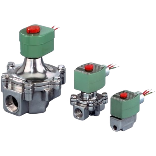 ASCO 8215B050CSA Solenoid Valve, 2-Way, 1/2", Aluminum Body, 8215 Series