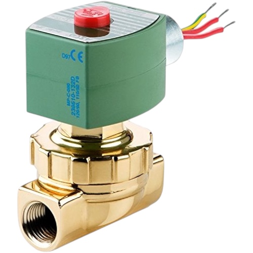 ASCO 8220G409 Solenoid Valve, 3/4", N.C., 120/60 110/50 Vac, Hot Water/Steam