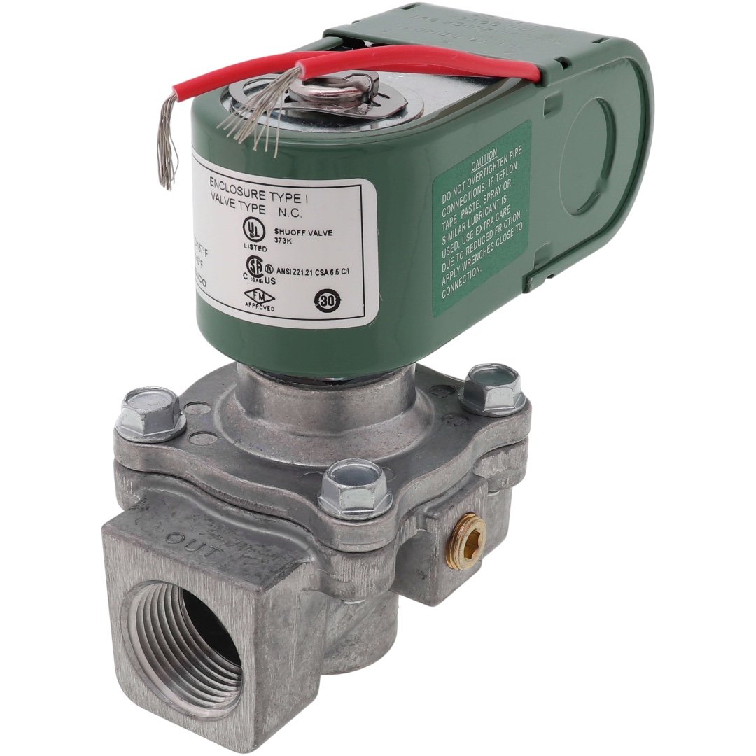 ASCO K3A452V Gas Valve, 3/4", N.C., 120V, Safety Shutoff, 520000 BTU