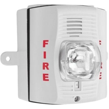 System Sensor P2WHK-120 2-Wire Horn/Strobe, White, Outdoor - Image 2