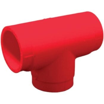 Safe Fire Detection RP5204X RedPipe 3/4" Tee, Socket/Socket/Socket, Pack of 10
