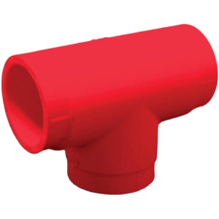 Safe Fire Detection RP5204X RedPipe 3/4" Tee, Socket/Socket/Socket, Pack of 10