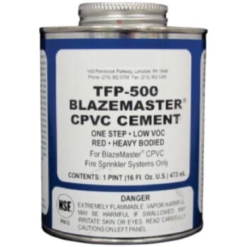 Safe Fire Detection RP5214 CPVC Pipe Cement