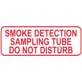 Safe Fire Detection RP5217 Sample Pipe Labels, 125 Roll