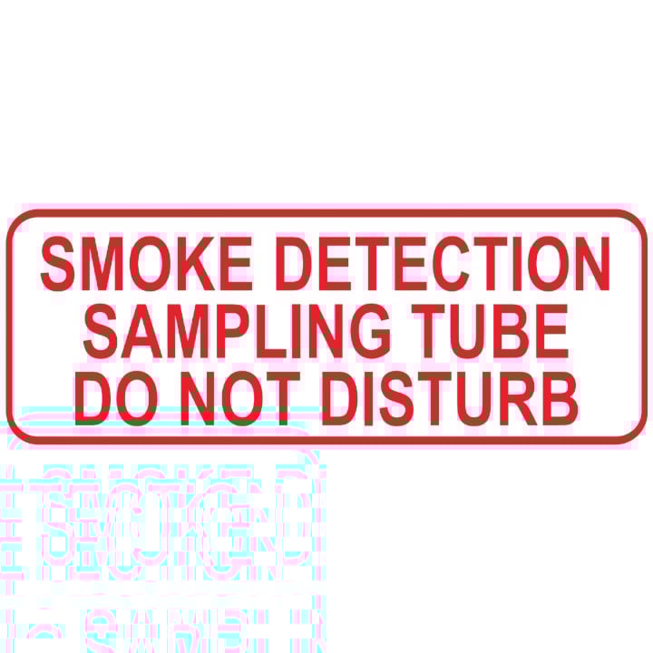 Safe Fire Detection RP5217 Sample Pipe Labels, 125 Roll