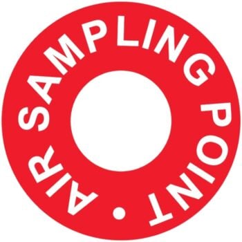 Safe Fire Detection RP5218 Sample Pipe Point Labels, 125 Roll