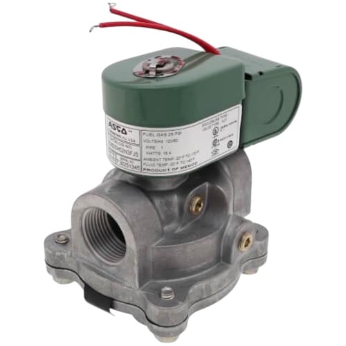 ASCO S262SH02N3FJ5 Gas Vent Valve, 1", N.O., 120V, 25 PSI, 1120000 BTU