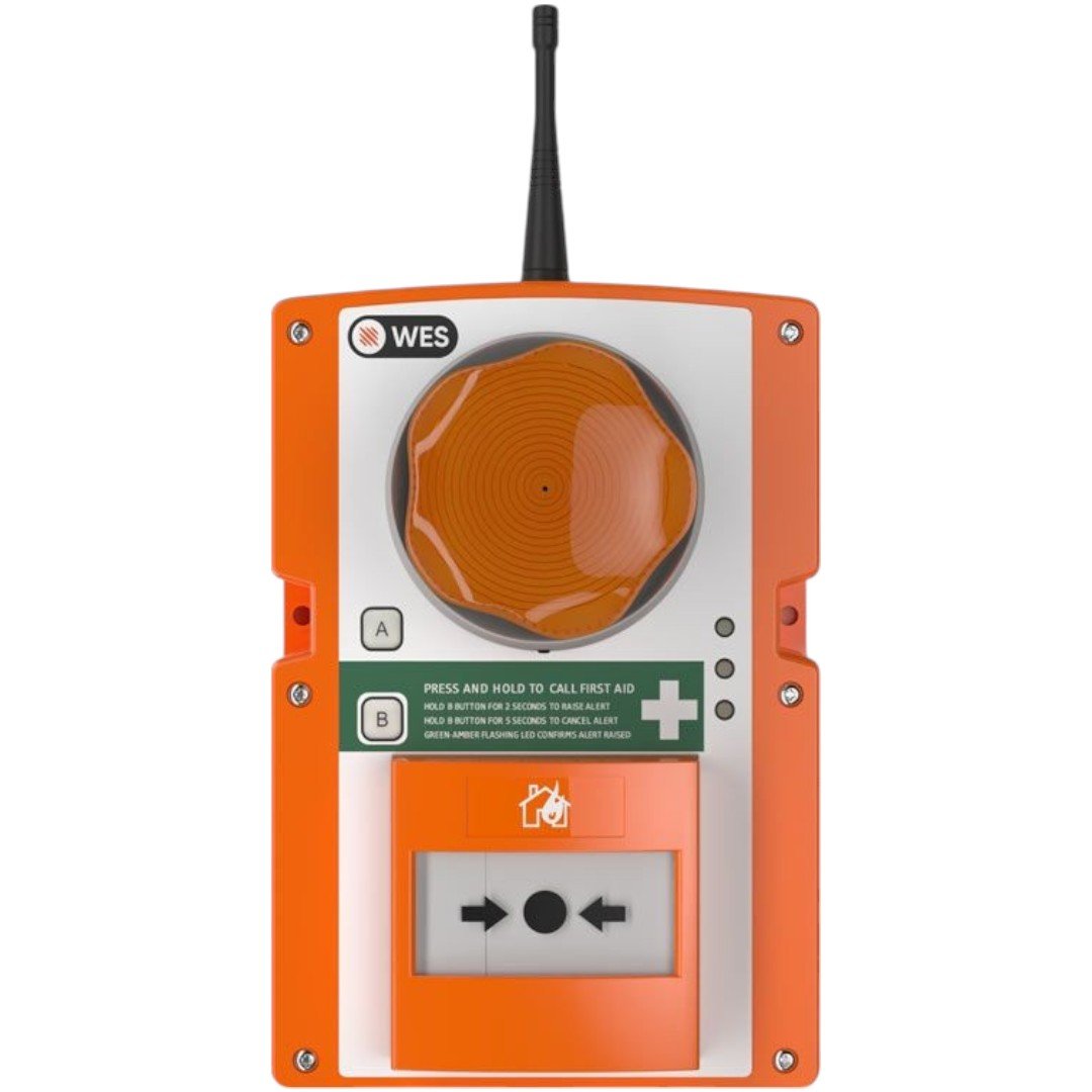 Space Age Electronics W3-ECP-CSS LGN Emergency Call Point R-9X Siren and Strobe 50-302