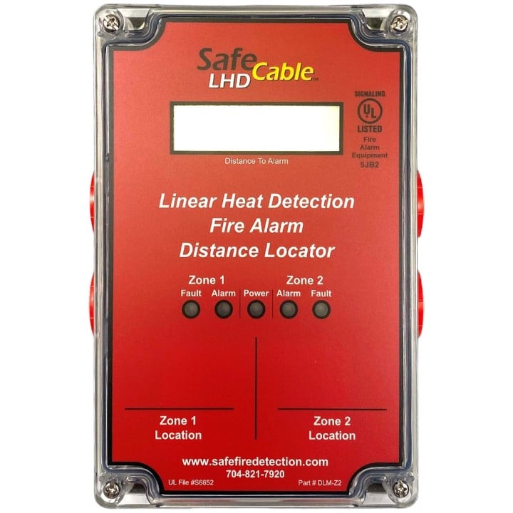 Safe Fire Detection DLM-Z2 One, Two or Cross Zone Mounted externally from Alarm/Releasing Panel