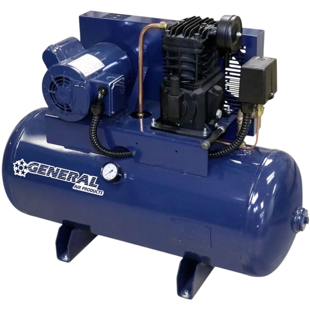 General Air Products LT2300-B Compressor Tank Mounted 5HP 2300 Gal